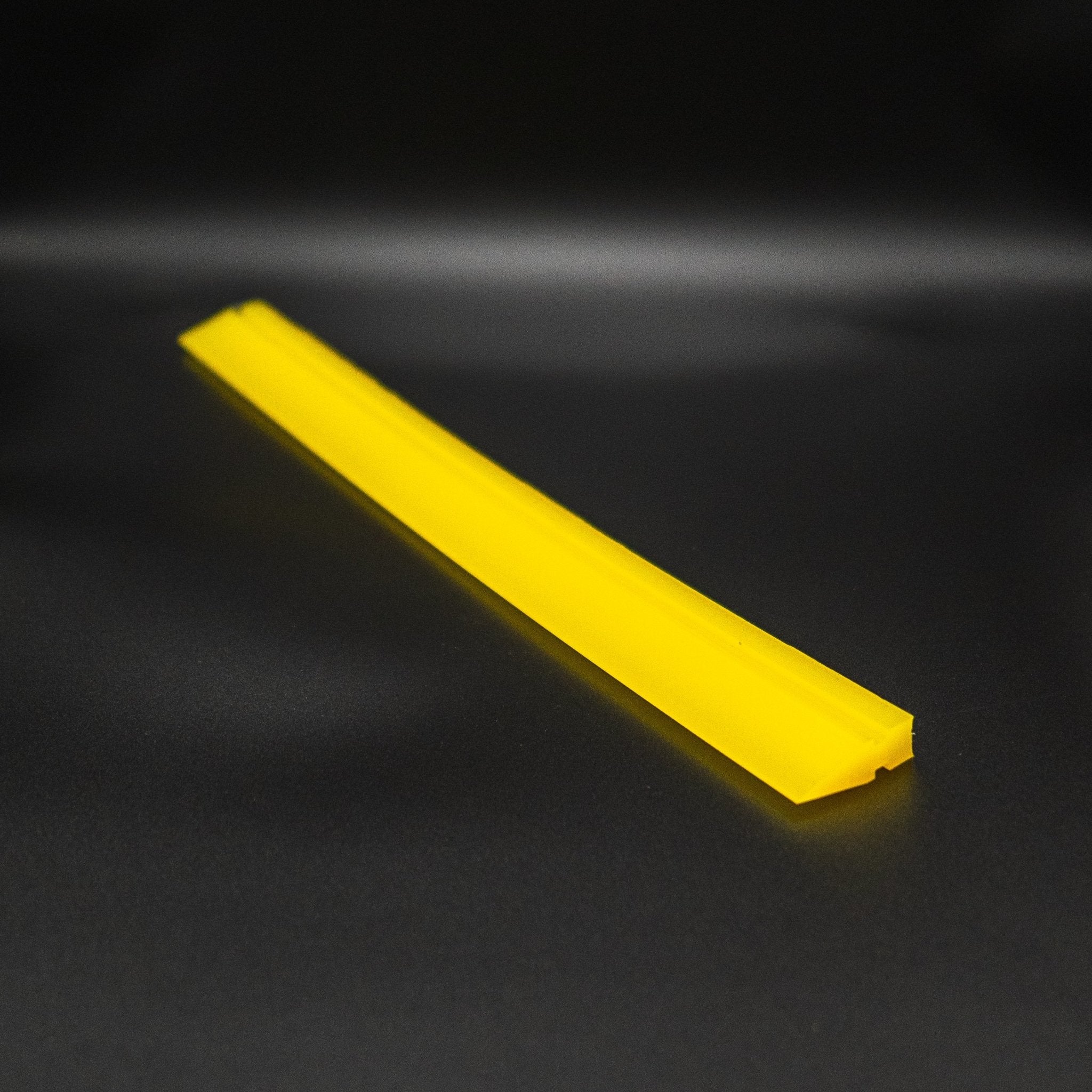 Yellow plastic squeegee 
