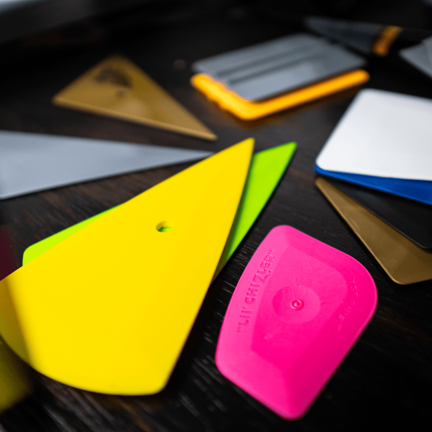 Hard Card Squeegees | Window Tint Supplies
