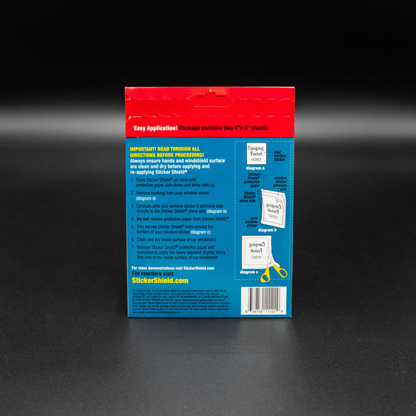 Sticker Shield (For Windshield Stickers)