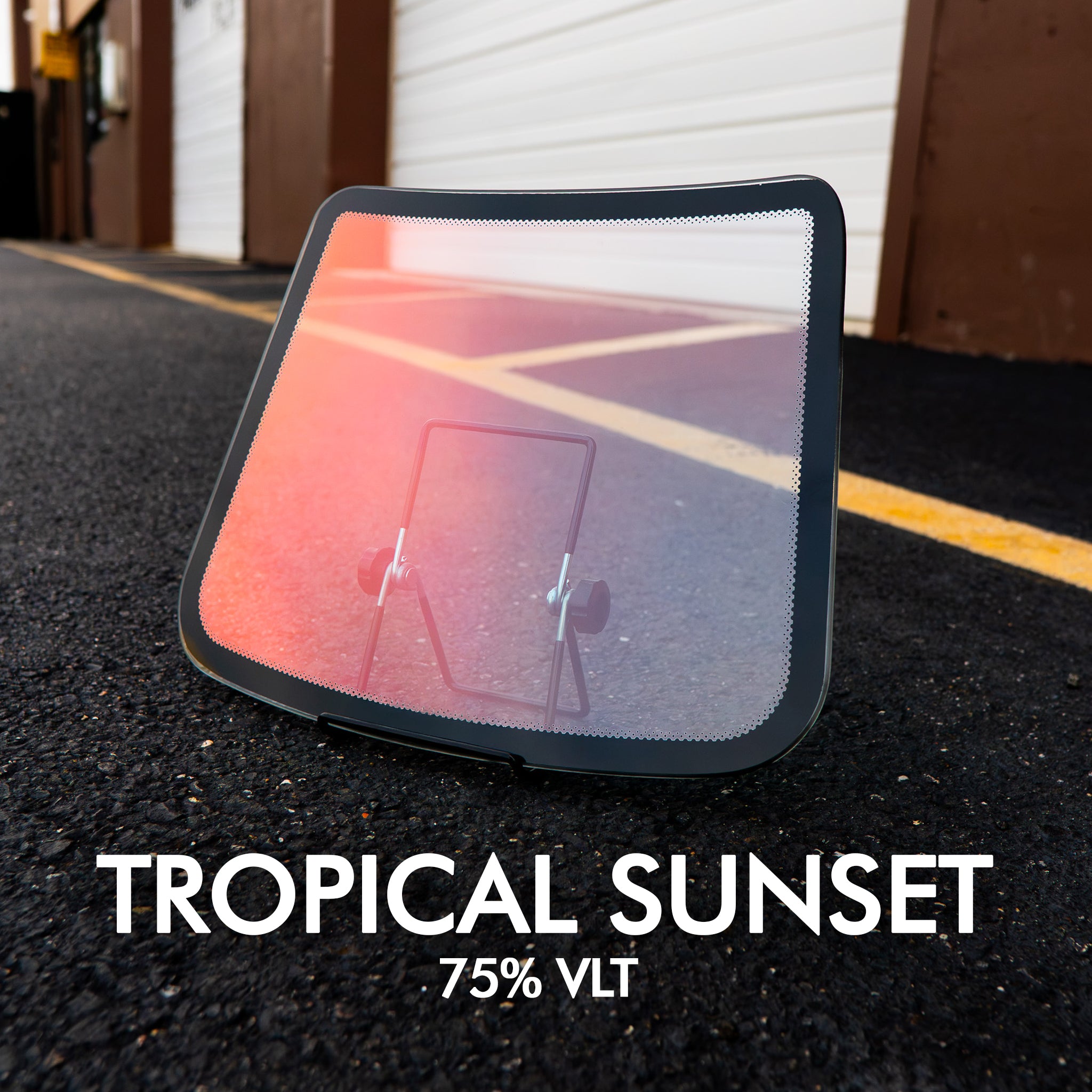 Chameleon Window Film - Tropical Sunset 75%