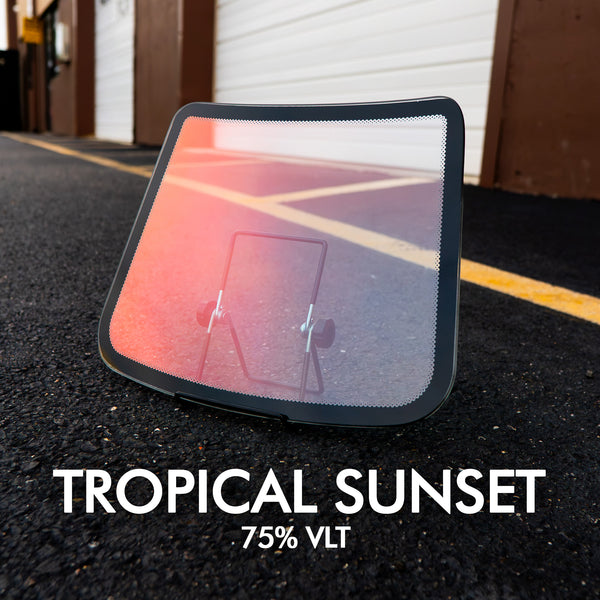 Chameleon Window Film - Tropical Sunset 75%