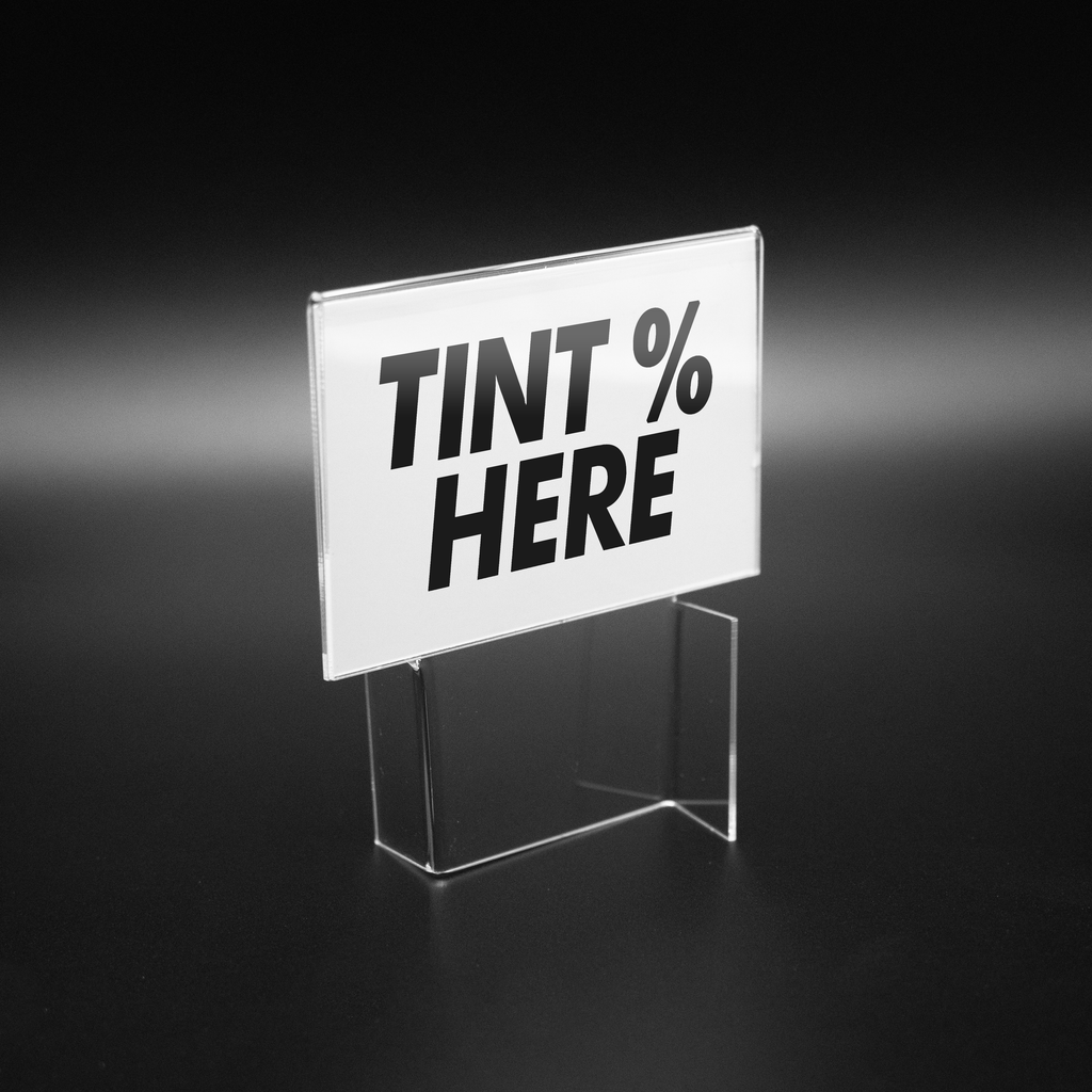 Tint / Vinyl / PPF - Roll Labeling Sign