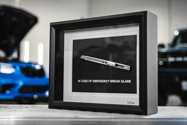 Red-Dot NT PRO Shadow Box (In Case Of Emergency Break Glass) Only 100 Made!