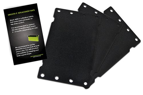 Smooth-It Replacement Mat Black - 3Pcs - Window Tint Supplies