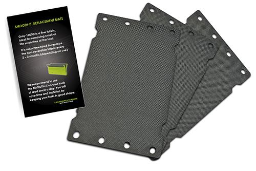 Smooth-It Replacement Mat Grey - 3Pcs - Window Tint Supplies