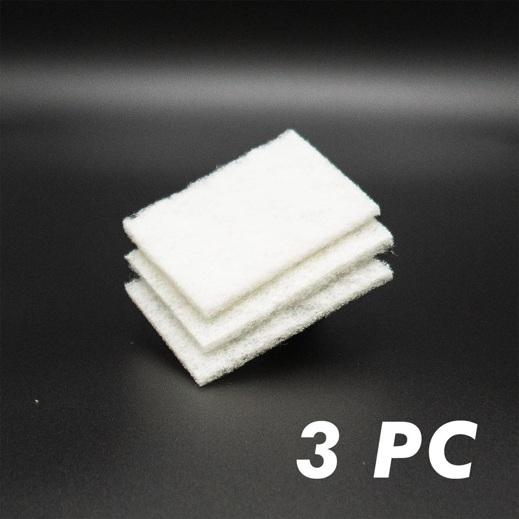 White Non-Score Scrub Pad (Scrubber Replacement) - 3 Pack - Window Tint Supplies